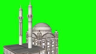 Green screen mosque || Green effect masjid