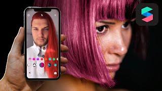 INSTAGRAM COLOR HAIR FILTER WITH COLOR LUT FACE RETOUCH & MULTIPLE OPTION PICKER | SPARK AR TUTORIAL