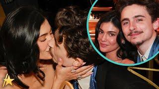 Kylie Jenner & Timothée Chalamet Look So In Love At Golden Globes