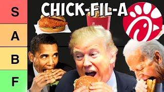 The US Presidents Ultimate CHICK-FIL-A Tier List