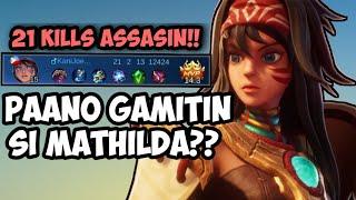 PAANO GAMITIN SI MATHILDA?? | MATHILDA GAMEPLAY TUTORIAL | MATHILDA FULL TUTORIAL TAGALOG - MLBB