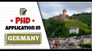 How To Apply For  PhD In Germany | PhD Application In Germany