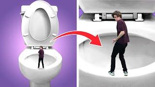 Fell down the toilet - Max shrink ZoomZoom episode