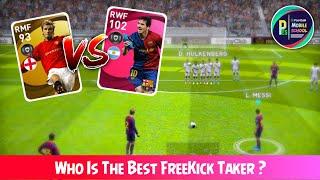 Beckham vs Messi ! Who is the best FreeKick Taker ? PES MOBILE SCHOOL
