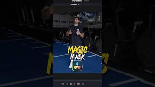 Magic mask in DaVinci Resolve