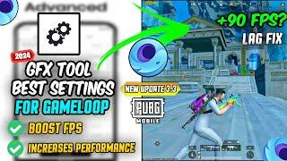 Gameloop Lag Fix Using GFX Tool  | PUBG Mobile Emulator 3.3 Update | LOW END PC | 2024