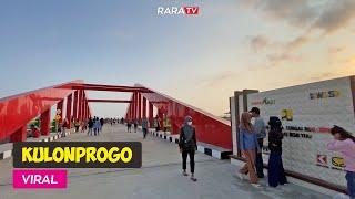 KULONPROGO SEDANG VIRAL GARA-GARA JEMBATAN MERAH