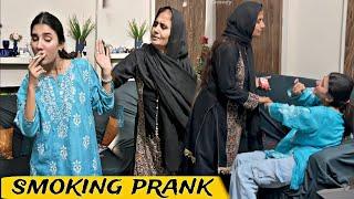 SMOKING PRANK ON MY MOM GONE WRONG