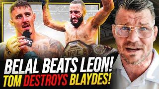 BISPING: "NO MAN ALIVE BEATS TOM!" Belal WINS vs Leon! Aspinall KO's Blaydes! UFC 304 REACTION