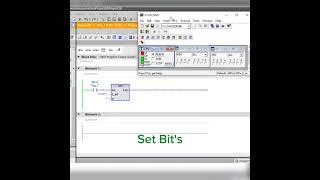 TIA portal Set Bit array Instructions