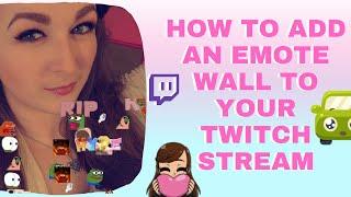 How to Add an Emote Wall to Your Twitch Stream (OBS or SOBS) with Steamlabs and StreamElements