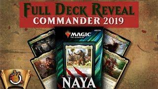 NAYA POPULATE “Primal Genesis” Full Deck Reveal l Commander 2019 l Magic: the Gathering EDH