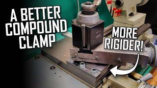 A Better Compound Clamp for the Grizzly Lathe - G0602