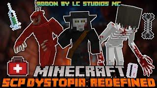 Monster Mod Minecraft Pe - SCP Dystopia: Redefined Addon | More Structure and Mobs