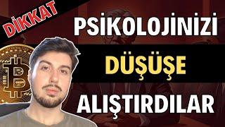 Psikolojinizi Düşüşe Alıştırdılar Ama Tersini Yaptırac... (Bitcoin Altcoin Genel Borsa Analizi)