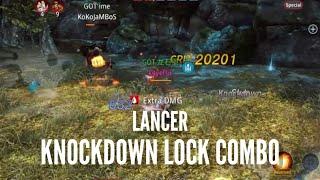 MIR4 - LANCER KNOCKDOWN LOCK COMBO