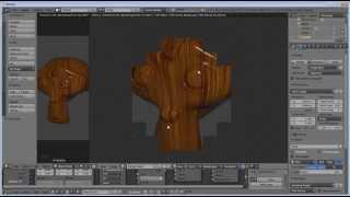 Blender 2.71 Cycles Render realistic wood material Tutorial