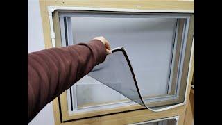 DIY Removable Magnetic screen window