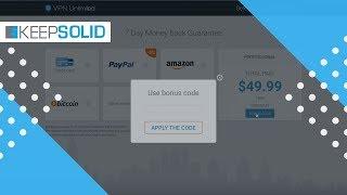 How to apply a bonus code for VPN Unlimited