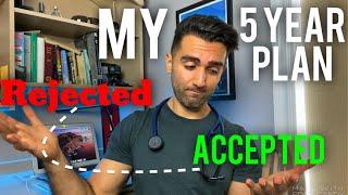 REJECTED from MEDICAL SCHOOL | My 5 Year Plan to get ACCEPTED