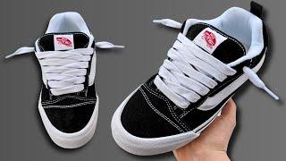 HOW TO LACE KNU SKOOL VANS (BEST WAY!)