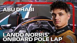 Lando Norris' Pole Lap | 2024 Abu Dhabi Grand Prix | Pirelli