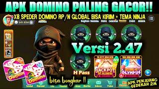 SUPER GACOR!! Update Apk Domino Rp N x8 Speeder Tanpa Password Tema Ninja Game Terbaru 2024