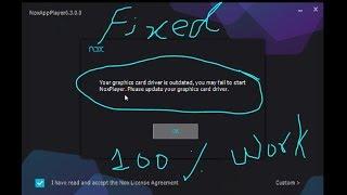 Fixed Error Of NOX APP PLAYER Without Installing Any Driver OR any software