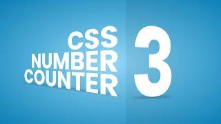 CSS 3D Number Countdown Animation Effects | Html CSS