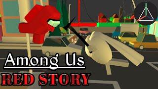 IMPOSTER Among Us RED STORY. Prisma 3d short Animation movie