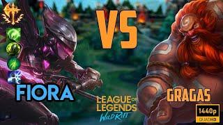 Wild Rift Counter Gragas with Fiora in New patch #leagueoflegends #wildrift