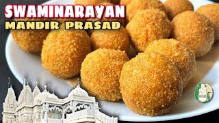 क्या आपने स्वामीनारायण मंदिर का प्रसाद खाया हे? Swaminarayan Mandir Prasad Ladudi | magas recipe