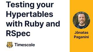 Testing your Hypertables with Ruby and RSpec