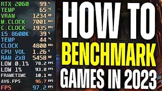 How to Benchmark Games in 2023 - MSI Afterburner + Riva Tuner