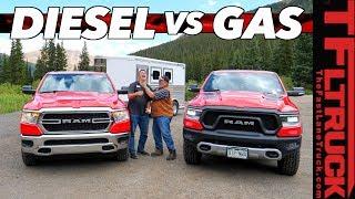 Can the 2020 Ram EcoDiesel Out-tow the Mighty HEMI on the World's Toughest Towing Test? Ike Gauntlet