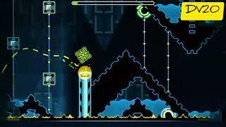 Geometry Dash. Spacelocked Easy By Jukaras. Long, Harder, 100% + All 3 Coins. :-)