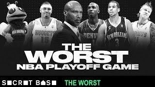 The worst NBA playoff game was over 48 minutes of garbage time