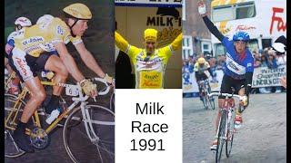 1991 Milk Race - Tour of Britain - Full Race Highlights, every stage of bike. Cycling, Road Race