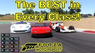 The BEST Car in Each Class in Forza Motorsport!