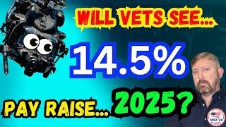 14.5% Military Pay Raise 2025 - Will Veterans See Any? VA Benefits Pension - #veteran #vet #military