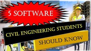 Most important 5 software which Civil engineering students should know | 2022