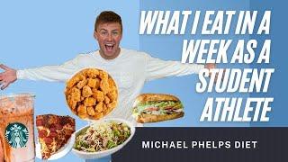 What I Eat in a Week | D1 Student Athlete | UC Berkeley Swimmer