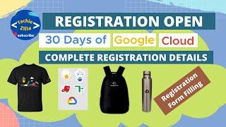 Complete Registration for 30 days of Google Cloud 2021 | Trick revealed | Techie Zilla