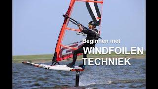 Begin met windfoilen (techniek)