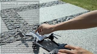 SHRC H1 GPS folding drone  Correcting geomagnetism