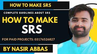 What is SRS | How to Make SRS |Software Requirement Specification |Complete Guidelines with Project