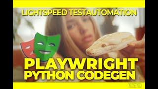 Playwright Codegen Python