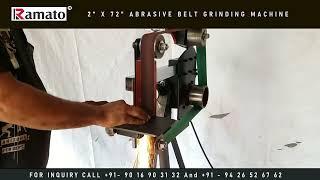 2 X 72 Abrasive Belt Grinding Machines | Ramato Machines