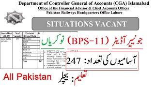 Junior Auditor Latest Jobs 2023 Online Apply from All Pakistan | InfoUstaad