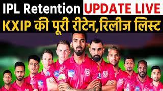Kings XI Punjab all Retained and Released Players List 2021 | KXIP Retained List |